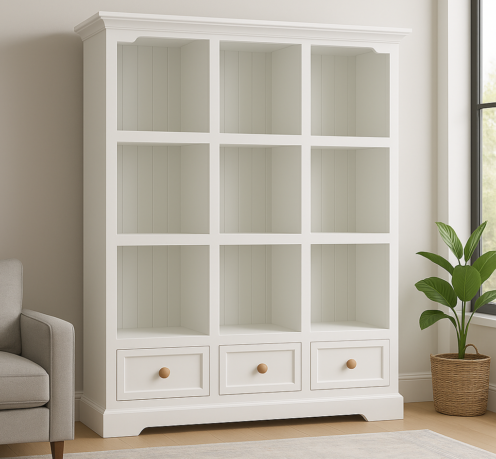 JOSIA (AUSSIE MADE) HIGHLINE BOOKCASE COLLECTION - ASSORTED COLOURS - STARTING FROM $999