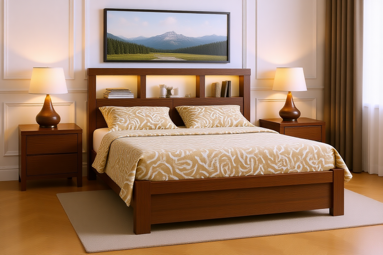 LUGANO (AUSSIE MADE) BEDROOM COLLECTION - ASSORTED STAINED COLOURS - STARTING FROM $999