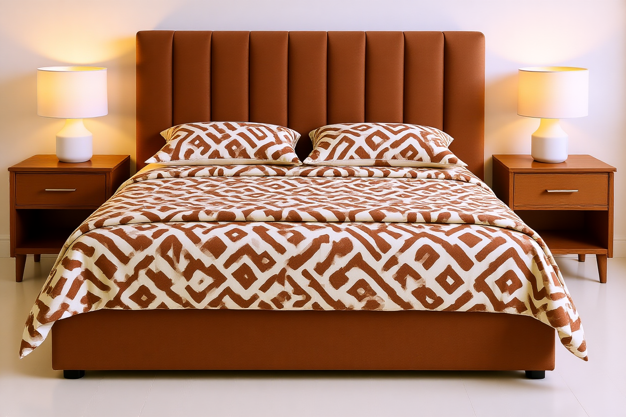 COMFY (AUSSIE MADE) UPHOLSTERED BEDROOM COLLECTION – ASSORTED COLOURS - STARTING FROM $1999