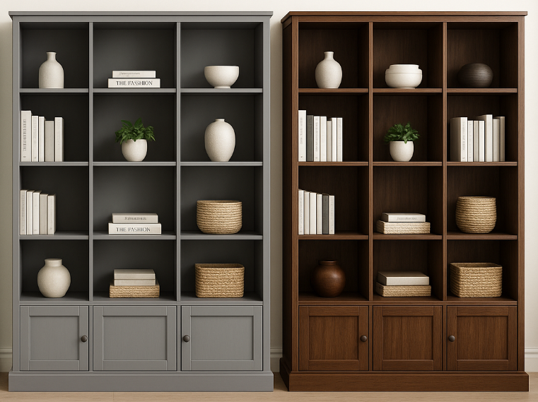 MALDOVIA (AUSSIE MADE) HIGHLINE BOOKCASE WITH DOORS COLLECTION - ASSORTED COLOURS - STARTING FROM $1199
