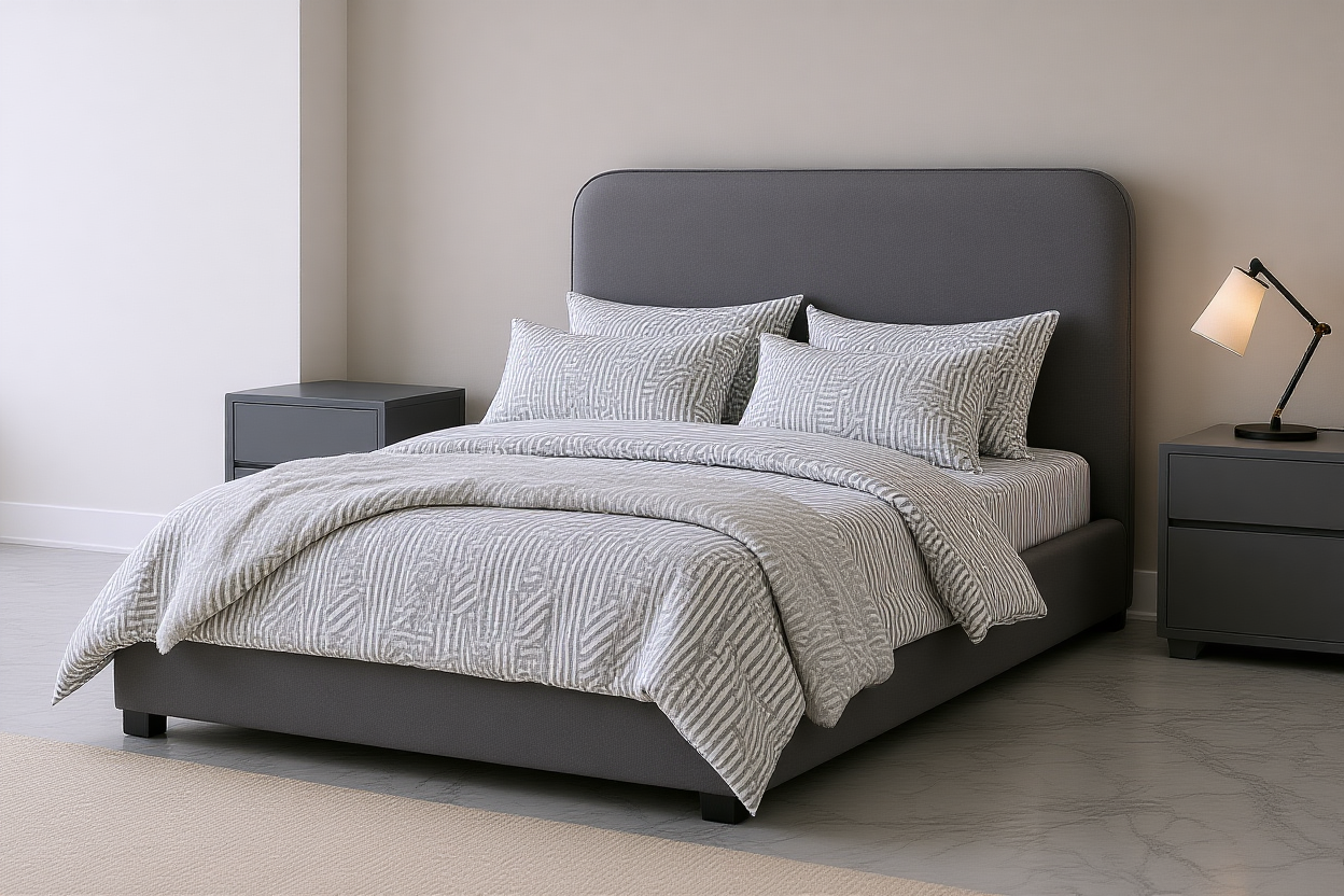 MAXINE (AUSSIE MADE) UPHOLSTERED BEDROOM COLLECTION - ASSORTED FABRICS AND COLOURS - STARTING FROM $699
