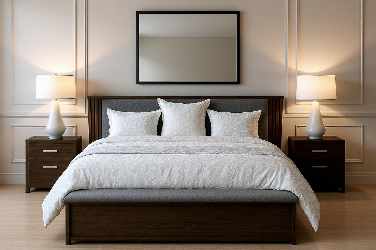METRO (AUSSIE MADE) SOLID TIMBER BEDROOM COLLECTION - ASSORTED STAINED COLOURS - STARTING FROM $999