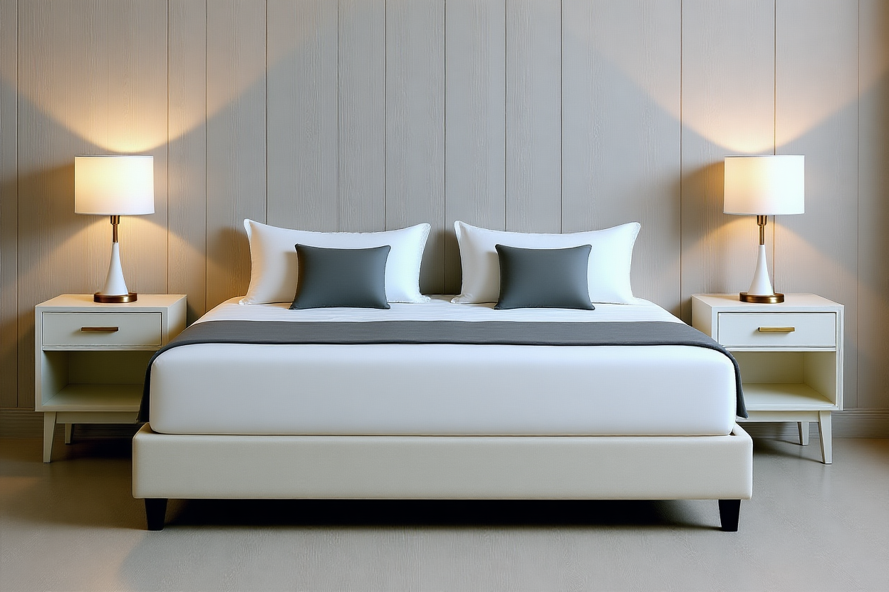 (FW) POROS UPHOLSTERED SLIMLINE / LOW PROFILED BED BASE / (AMF) TASMAN (AUSSIE MADE) BASE WITH NO DRAWERS - ASSORTED FABRICS &  COLOURS - STARTING FROM  $699