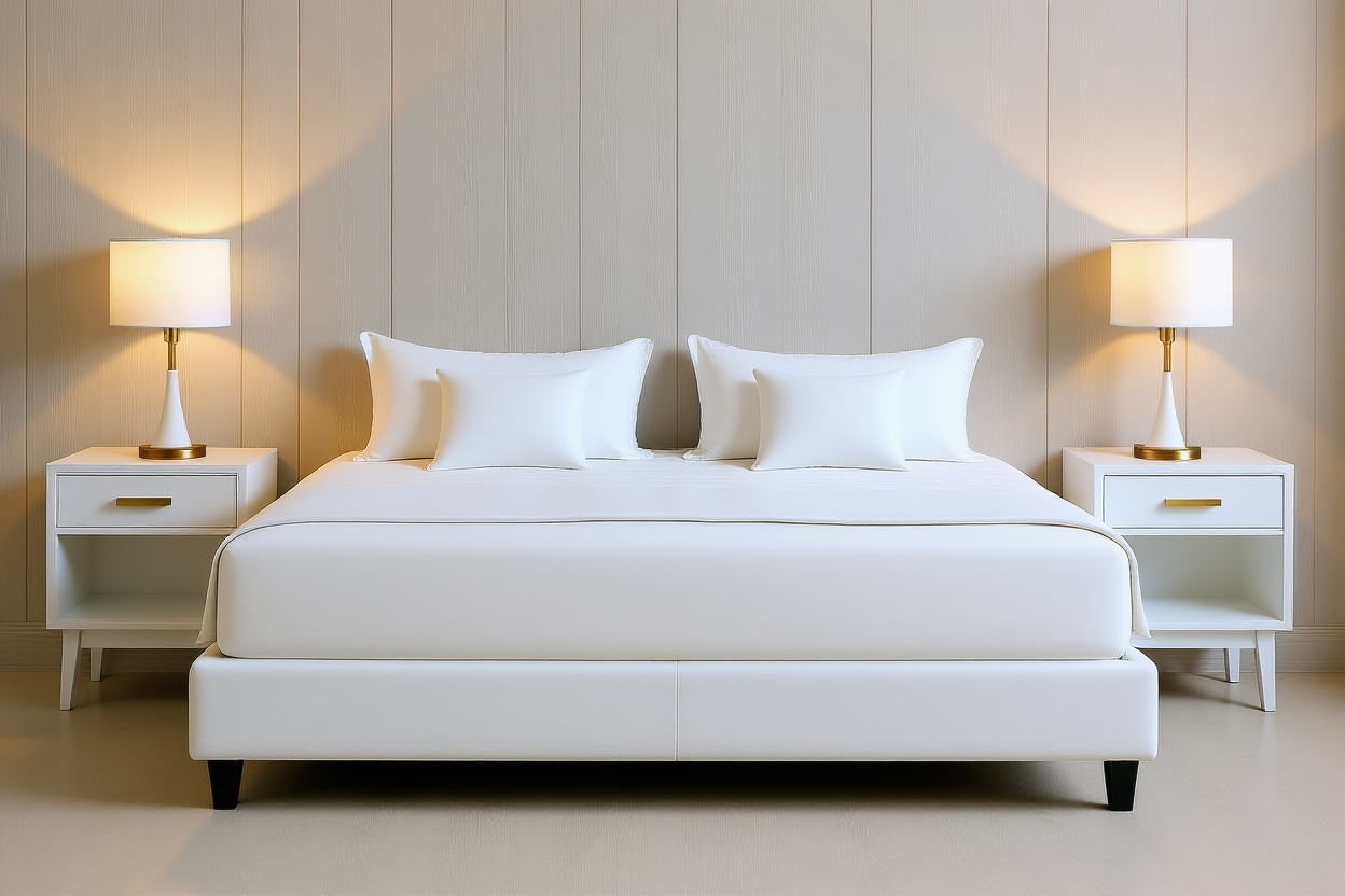 OCEAN (AUSSIE MADE) / (FW) POROS UPHOLSTERED SLIMLINE / LOW PROFILED BED BASE / - ASSORTED FABRICS AND COLOURS - STARTING FROM  $699