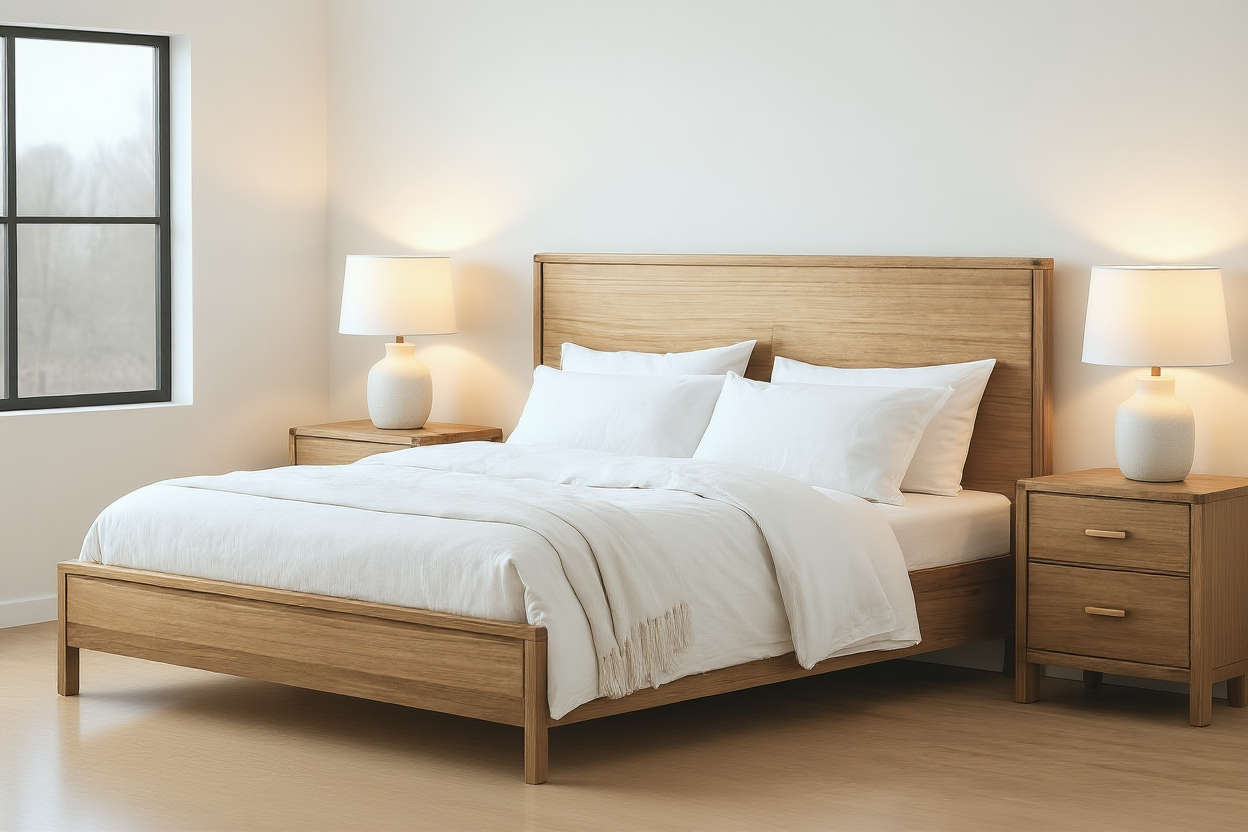 ROGER (AUSSIE MADE) BEDROOM COLLECTION - ASSORTED STAINED COLOURS - STARTING FROM $1499
