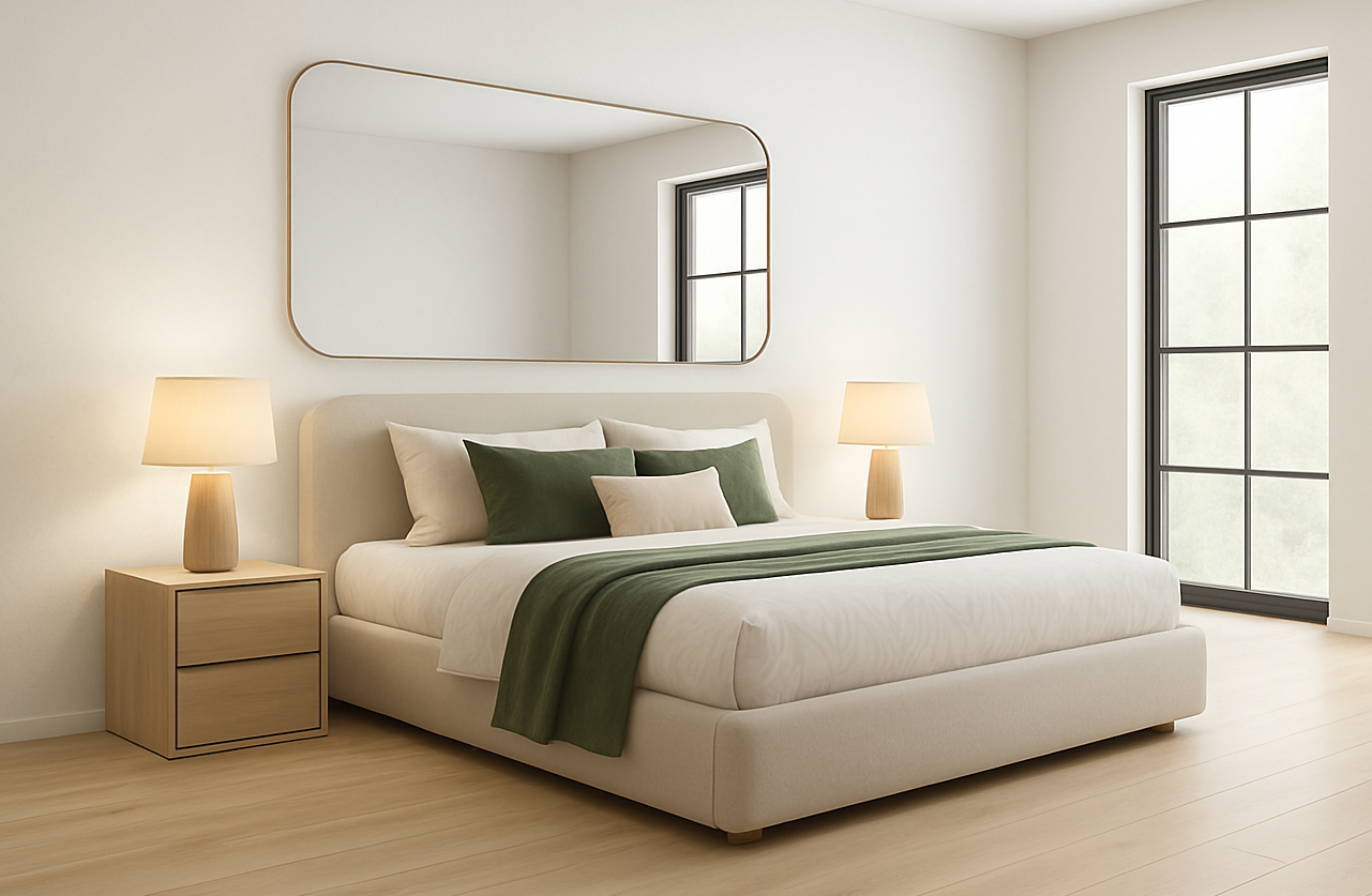 ROSALIE (AUSSIE MADE) UPHOLSTERED BEDROOM COLLECTION - ASSORTED FABRICS AND COLOURS - STARTING FROM $599