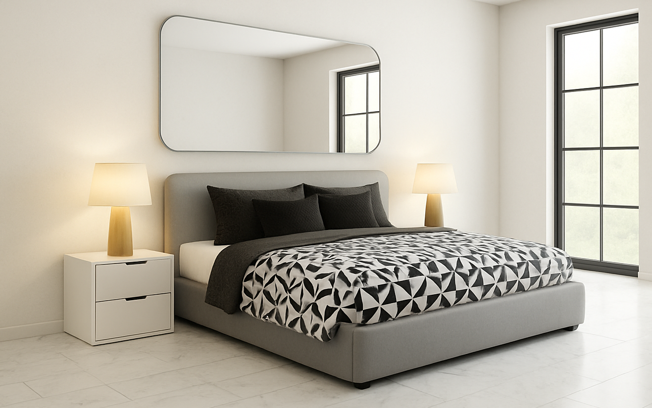ROSALIE (AUSSIE MADE) UPHOLSTERED BEDROOM COLLECTION - ASSORTED FABRICS AND COLOURS - STARTING FROM $599
