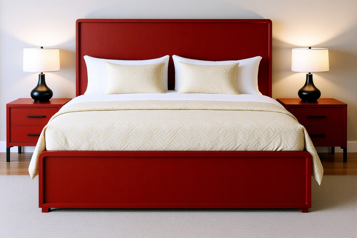 ROUNDING (AUSSIE MADE) TIMBER BEDROOM COLLECTION - ASSORTED STAINED COLOURS - STARTING FROM $1999