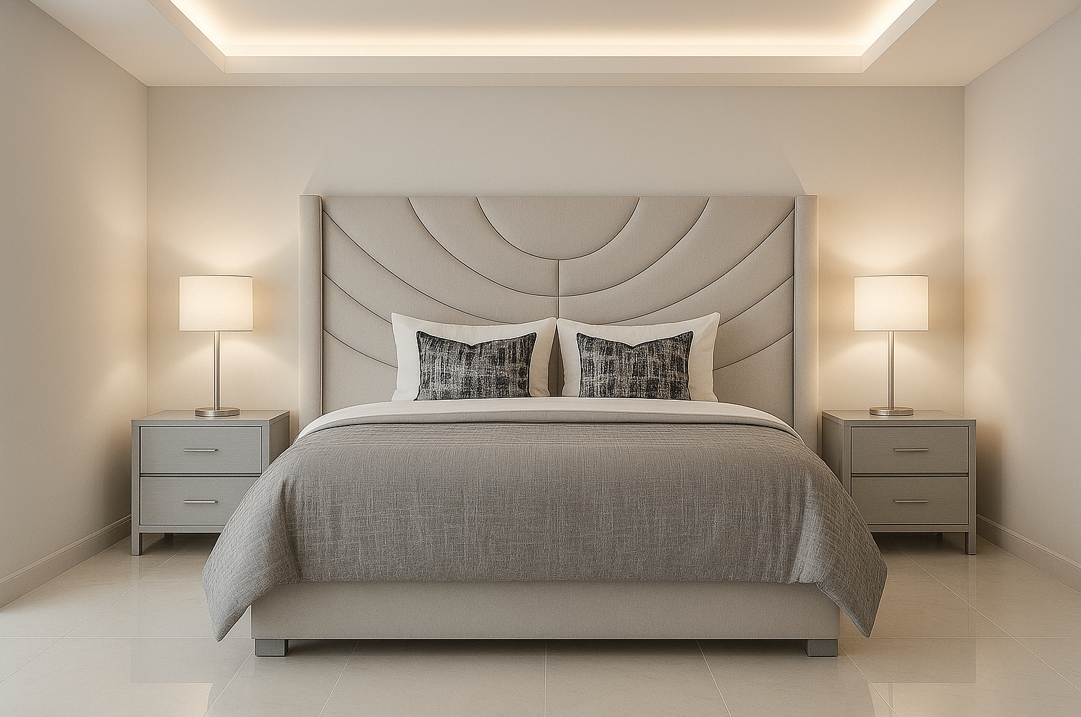 SADDLE (AUSSIE MADE) WINGED UPHOLSTERED BEDROOM COLLECTION – ASSORTED FABRICS & COLOURS - STARTING FROM $999