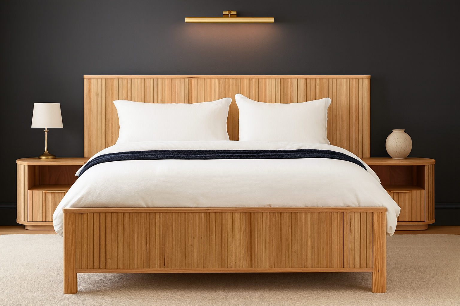 SIERRA (AUSSIE MADE) SOLID TIMBER BEDROOM COLLECTION - ASSORTED STAINED COLOURS - STARTING FROM $999