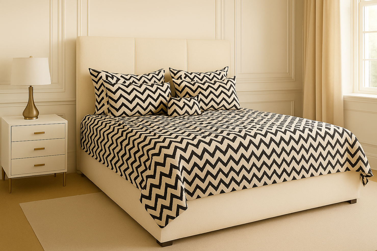 SONGSTER (AUSSIE MADE) UPHOLSTERED BEDROOM COLLECTION - ASSORTED FABRICS AND COLOURS - STARTING FROM $799