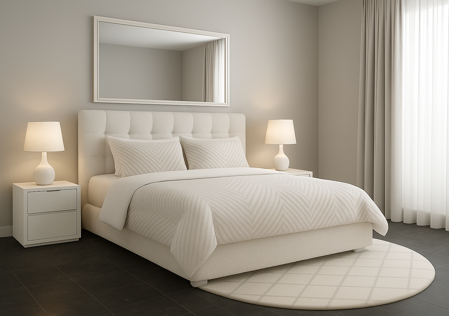 SPANISH (AUSSIE MADE) UPHOLSTERED BEDROOM COLLECTION – ASSORTED FABRICS & COLOURS - STARTING FROM $699