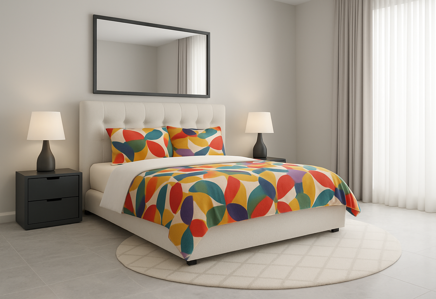 SPANISH (AUSSIE MADE) UPHOLSTERED BEDROOM COLLECTION – ASSORTED FABRICS & COLOURS - STARTING FROM $699