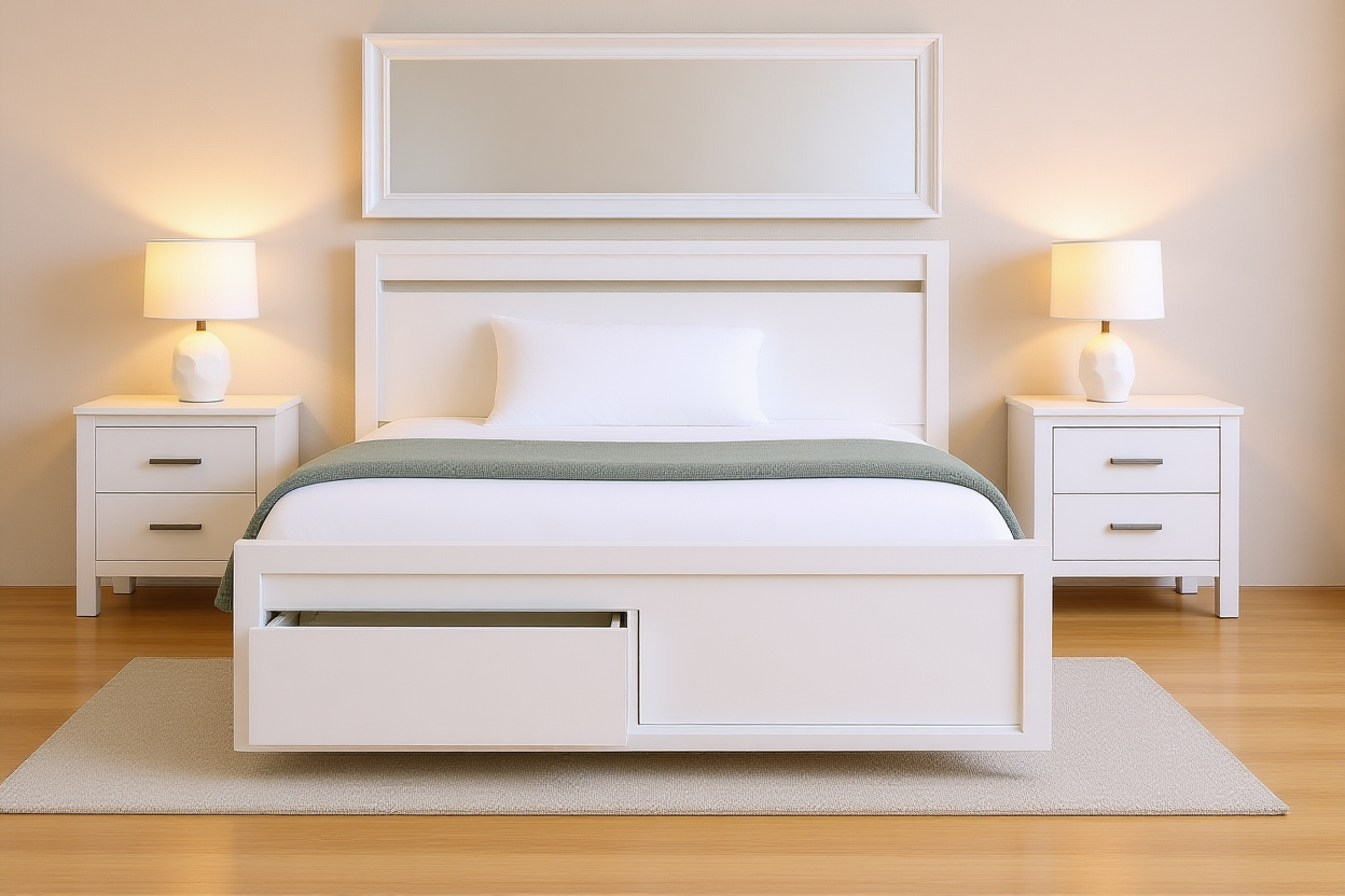 TOPPS (AUSSIE MADE) BEDROOM COLLECTION - ASSORTED PAINTED COLOURS - STARTING FROM $1499