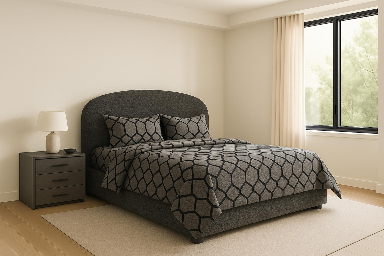 STELLA (AUSSIE MADE) UPHOLSTERED BEDROOM COLLECTION – ASSORTED FABRICS AND COLOURS - STARTING FROM $1299