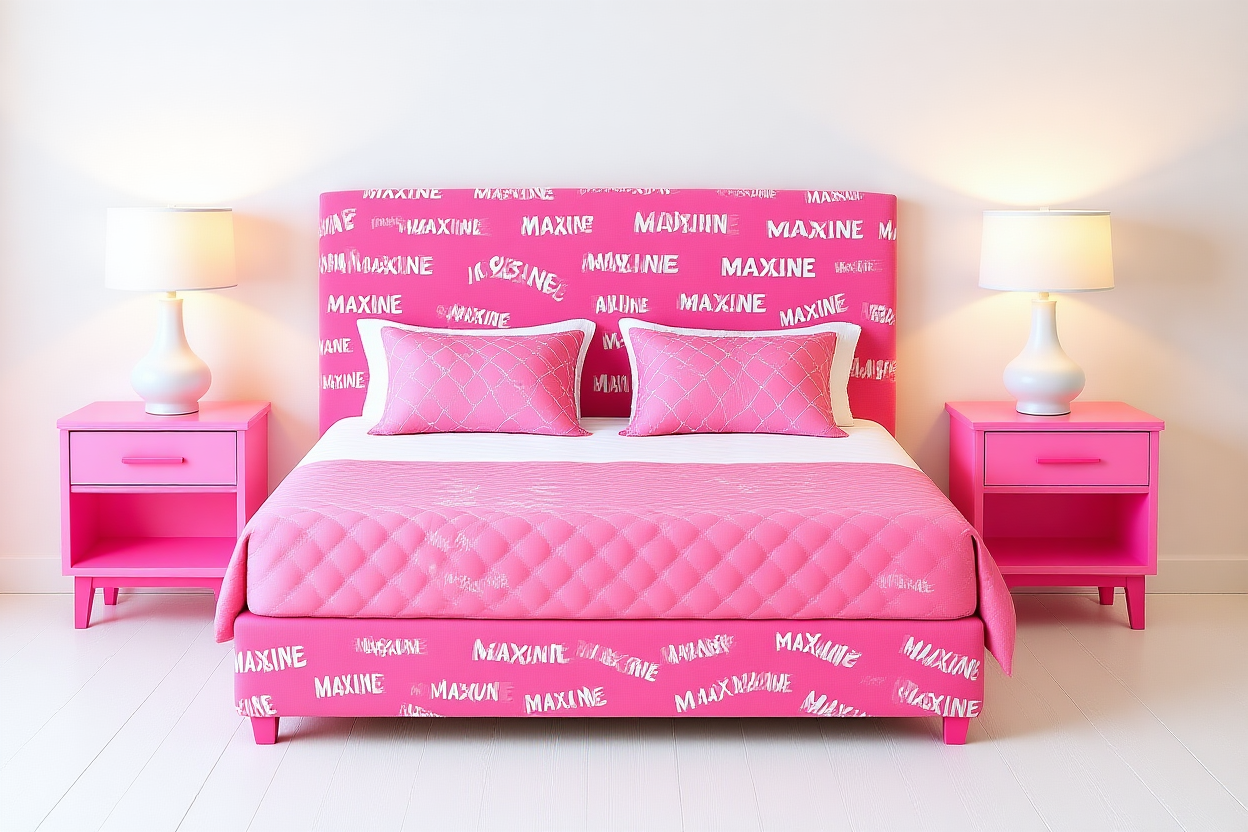 THE NAME BED (AUSSIE MADE) UPHOLSTERED BEDROOM COLLECTION - ASSORTED FABRICS AND COLOURS AND NAMES - STARTING FROM $699