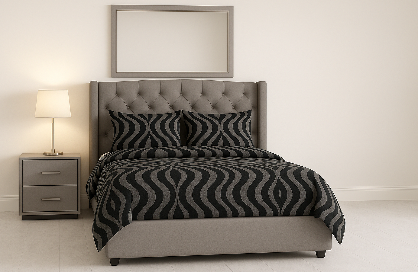 TROPAZ (AUSSIE MADE) UPHOLSTERED WITH WINGS BEDROOM COLLECTION - ASSORTED FABRICS AND COLOURS - STARTING FROM $799
