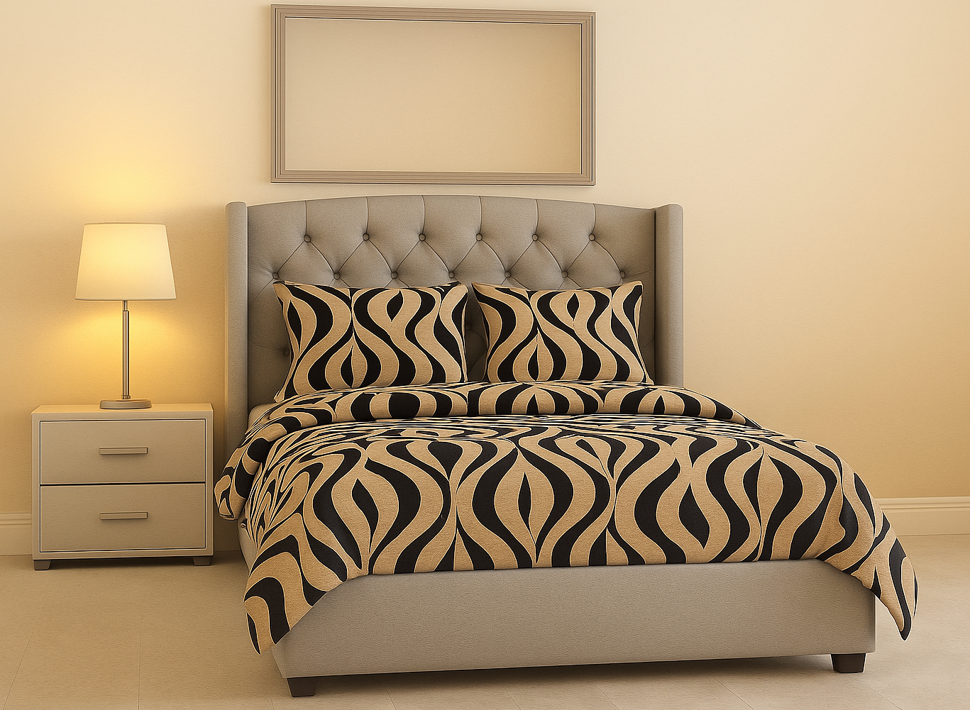 TROPAZ (AUSSIE MADE) UPHOLSTERED WITH WINGS BEDROOM COLLECTION - ASSORTED FABRICS AND COLOURS - STARTING FROM $799