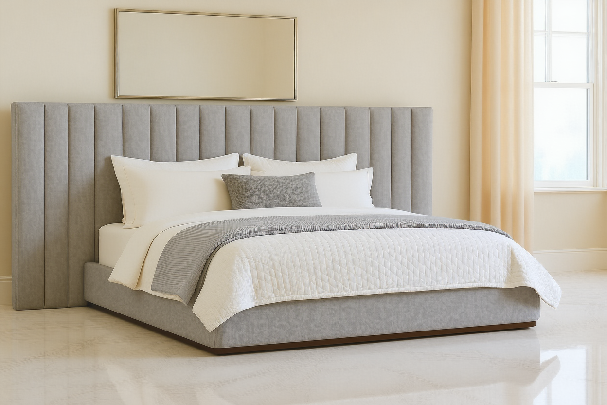 VACATION (AUSSIE MADE) UPHOLSTERED BEDROOM COLLECTION - ASSORTER FABRICS  AND COLOURS - STARTING FROM $1999
