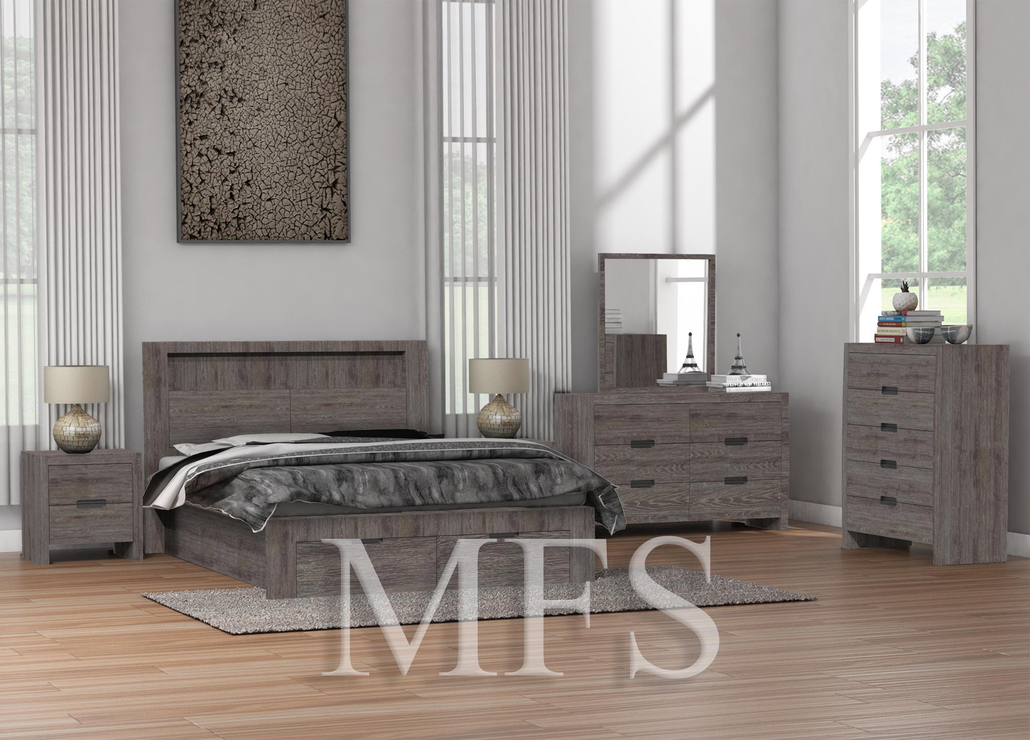 KING SINGLE WELLARD (CUSTOM MADE) BOOKEND BED WITH DRAWERS - ASSORTED COLOURS