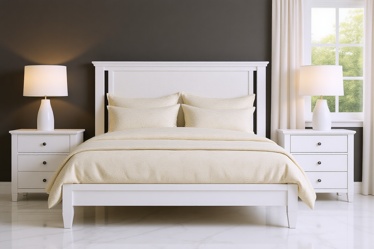 ZENITH (AUSSIE MADE) ALL TIMBER BEDROOM COLLECTION - ASSORTED STAINED COLOURS - STARTING FROM $1999