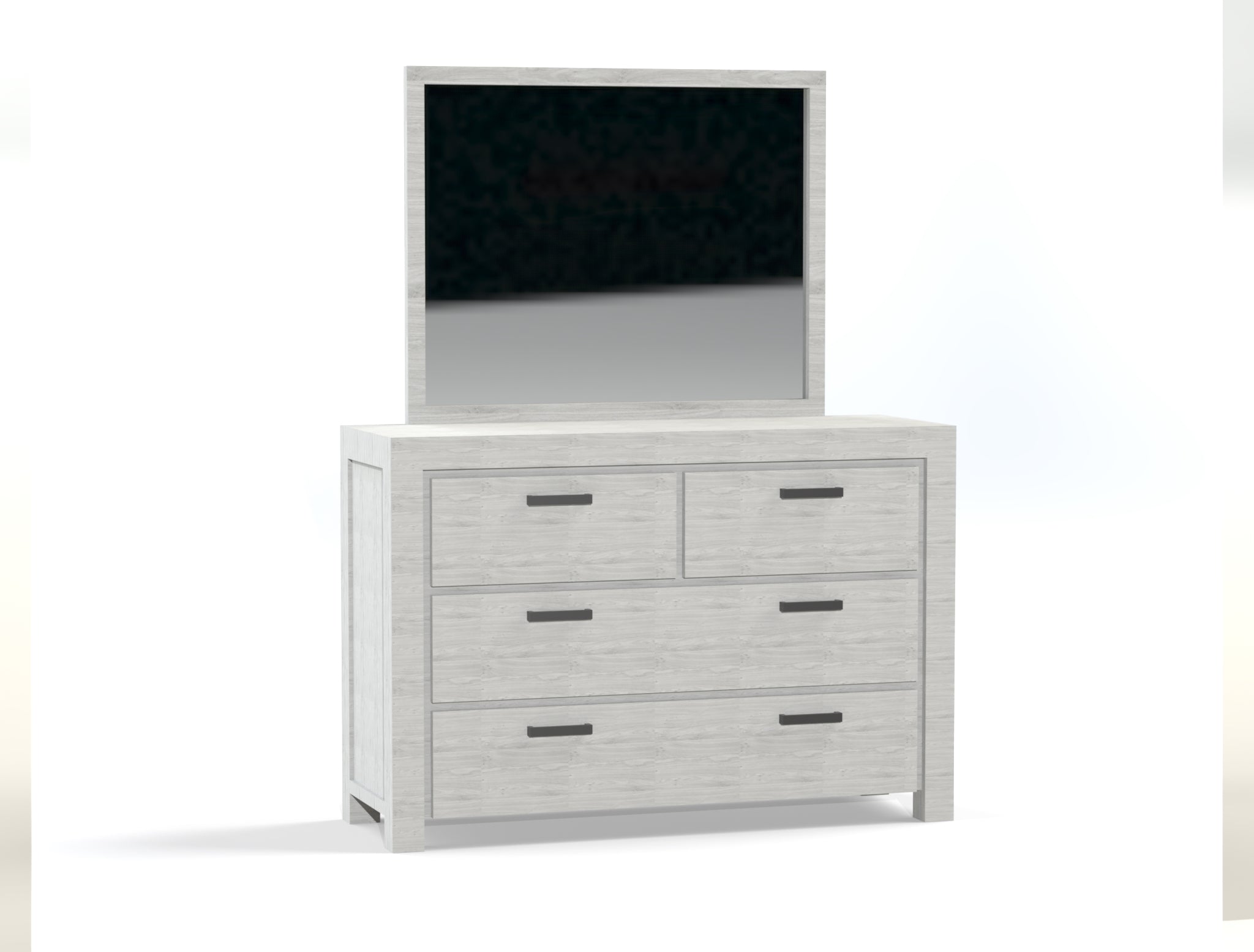 SINGLE OR KING SINGLE BROOKS (CUSTOM MADE) 4 PIECE (DRESSER) BEDROOM SUITE - ASSORTED COLOURS