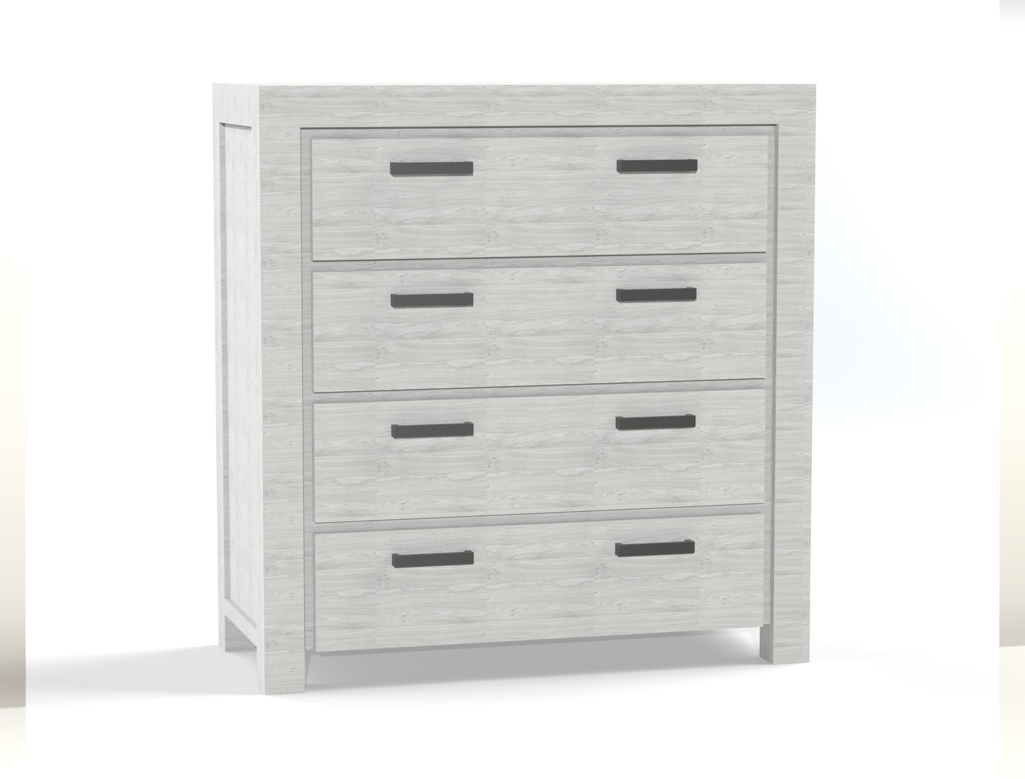 KING BROOKS (CUSTOM MADE) 4 PIECE (TALLBOY) BEDROOM SUITE - ASSORTED COLOURS