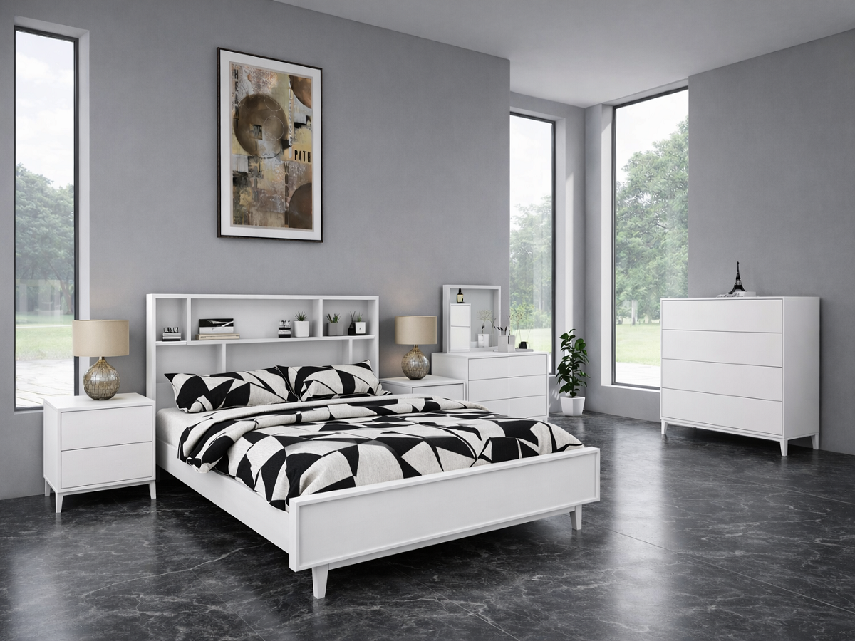 ANTARCTICA (AUSSIE MADE) ZIGZAG BOOKEND BEDROOM COLLECTION - ASSORTED COLOURS - STARTING FROM $1299