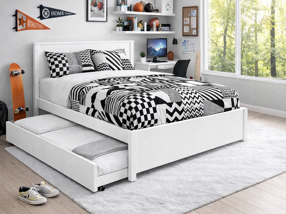 ATTRACTIVE (AUSSIE MADE) BEDROOM WITH TRUNDLE COLLECTION - ASSORTED COLOURS - STARTING FROM $999
