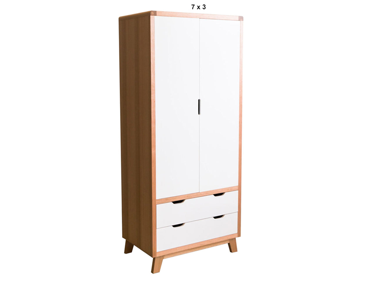 AVALON (AUSSIE MADE) 2 DOOR / 2 DRAWER WARDROBE COLLECTION - ASSORTED PAINTED / STAINED COLOURS - STARTING FROM $1599