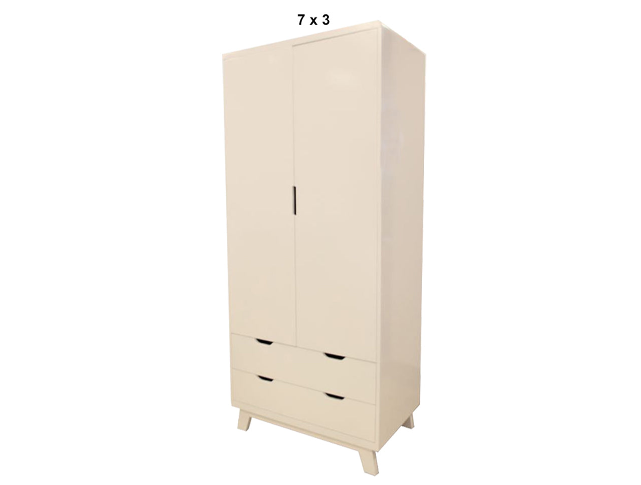 AVALON (AUSSIE MADE) 2 DOOR / 2 DRAWER  WARDROBE COLLECTION - ASSORTED PAINTED COLOURS - STARTING FROM $1299
