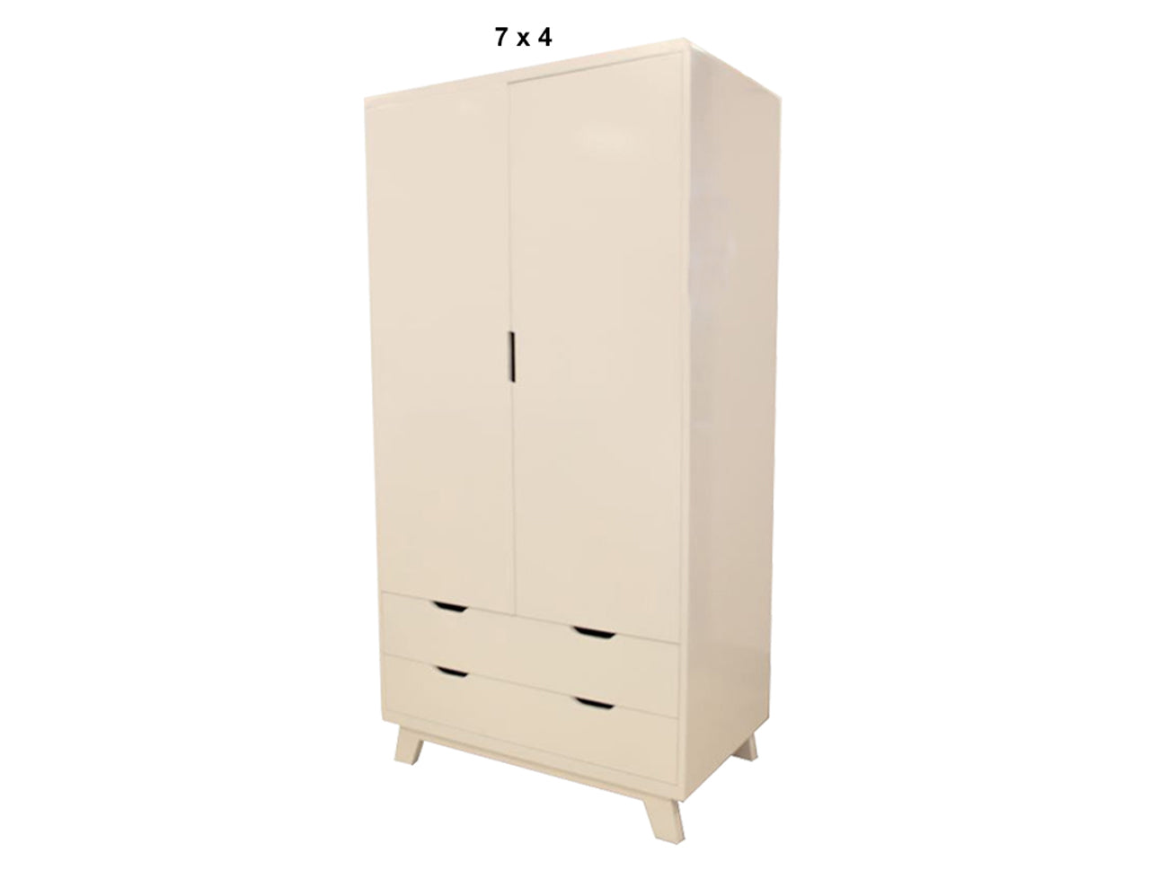 AVALON (AUSSIE MADE) 2 DOOR / 2 DRAWER  WARDROBE COLLECTION - ASSORTED PAINTED COLOURS - STARTING FROM $1299