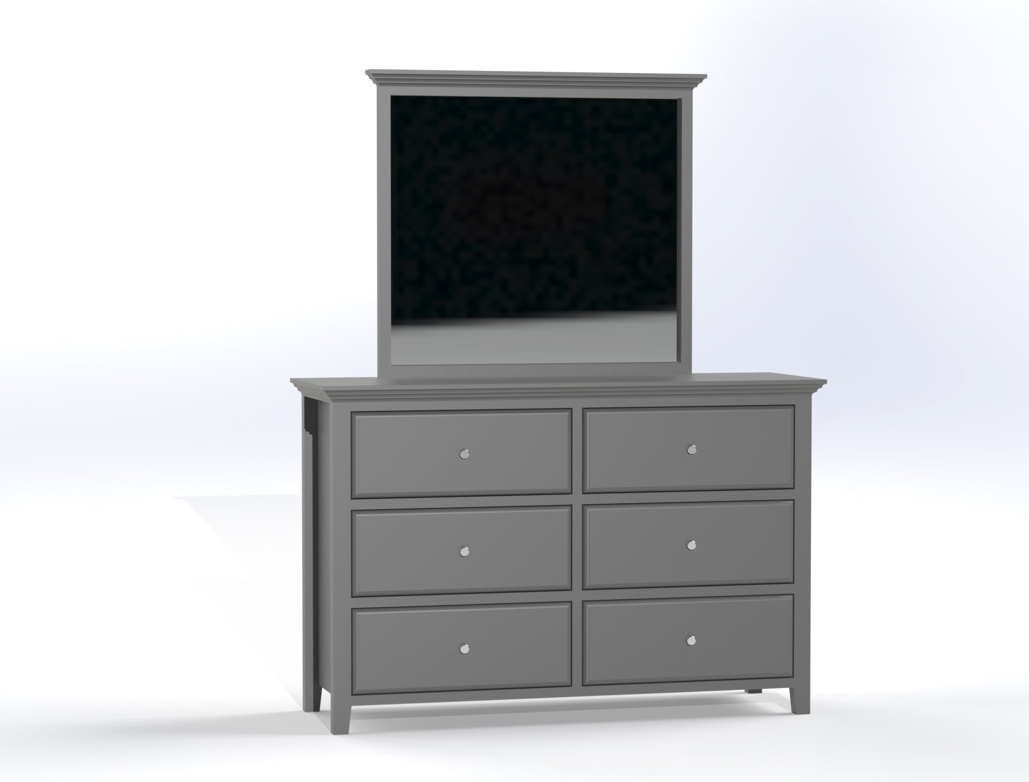 SINGLE OR KING SINGLE JASPER (CUSTOM MADE) 4 PIECE (DRESSER) BEDROOM SUITE - ASSORTED COLOURS