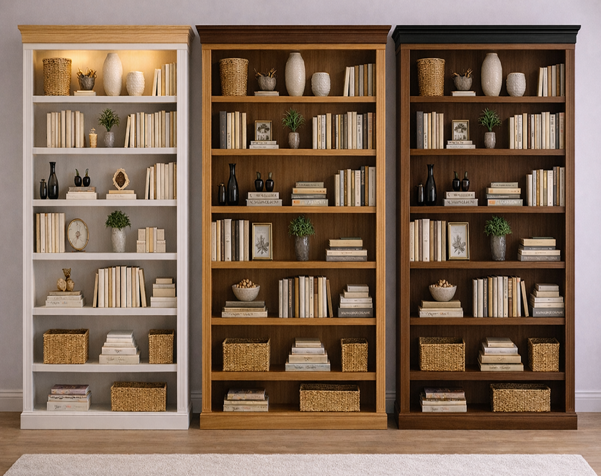BAYSIDE (AUSSIE MADE) HIGHLINE BOOKCASE COLLECTION - ASSORTED COLOURS - STARTING FROM $899