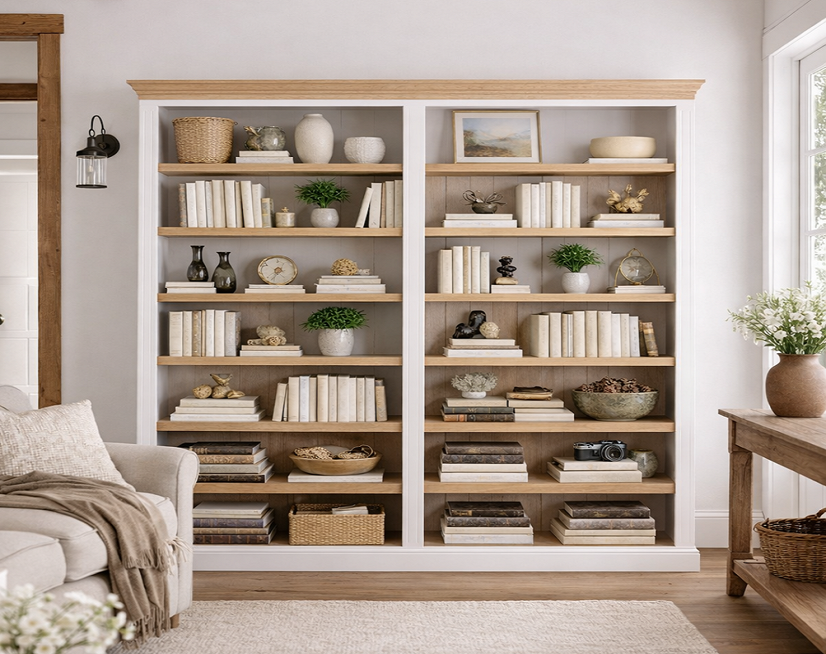 BAYSIDE (AUSSIE MADE) HIGHLINE BOOKCASE PIGEON PAIRED COLLECTION - ASSORTED COLOURS - STARTING FROM $1399