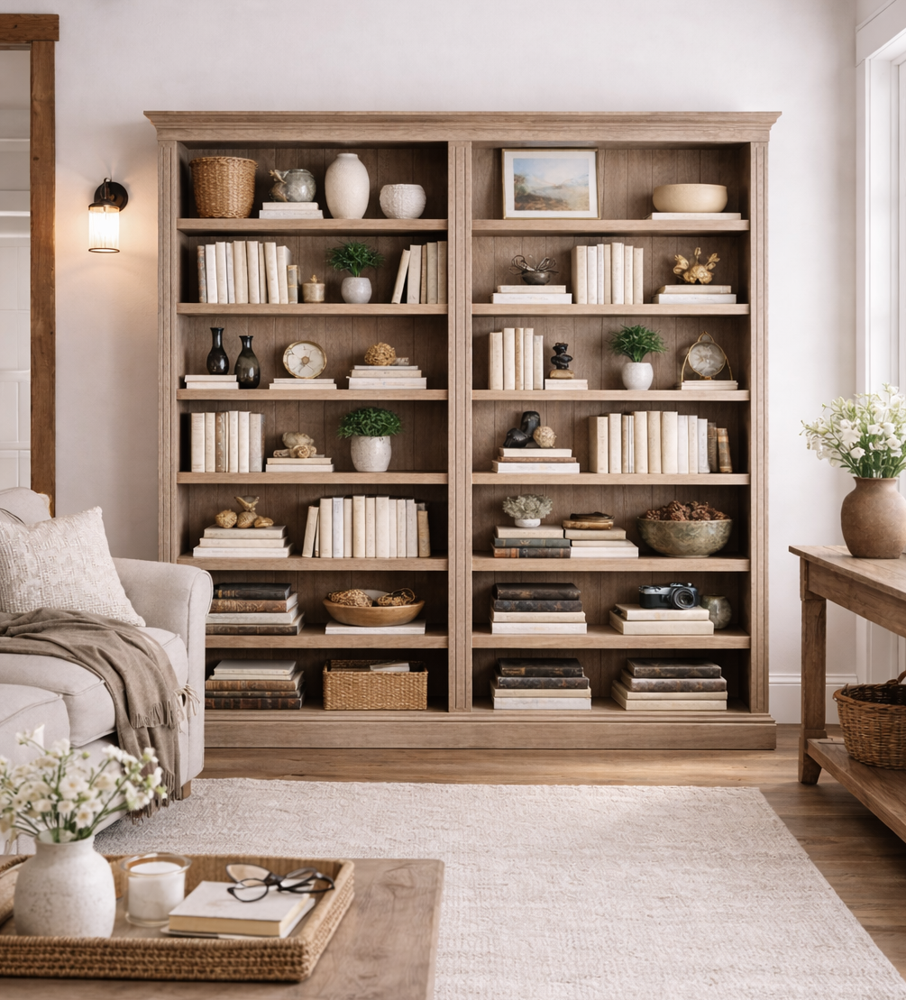 BAYSIDE (AUSSIE MADE) HIGHLINE BOOKCASE PIGEON PAIRED COLLECTION - ASSORTED COLOURS - STARTING FROM $1399