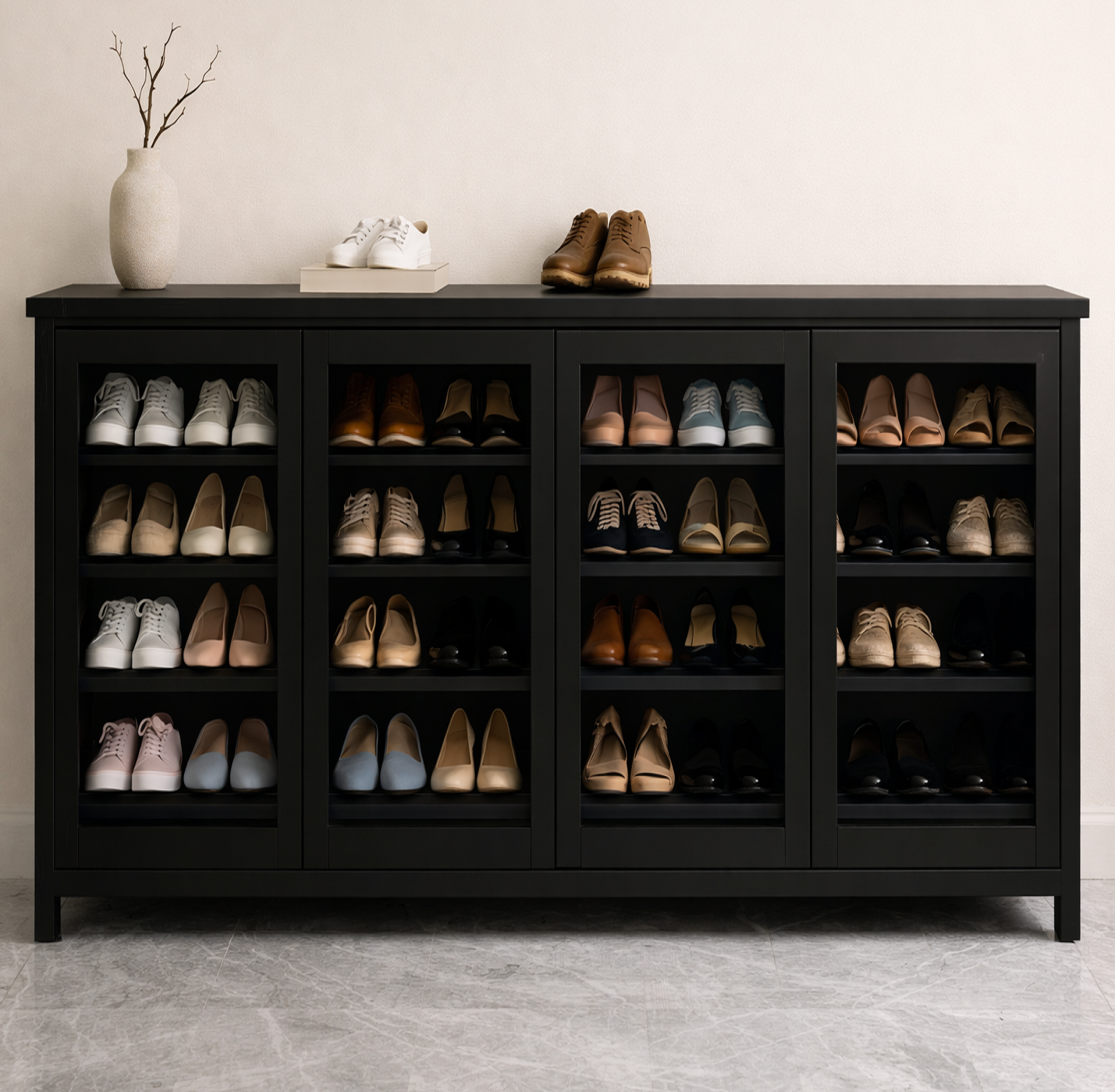 BILLINI (AUSSIE MADE) LOWLINE SHOE CABINET / LIBRARY UNIT COLLECTION - ASSORTED COLOURS - STARTING FROM $599