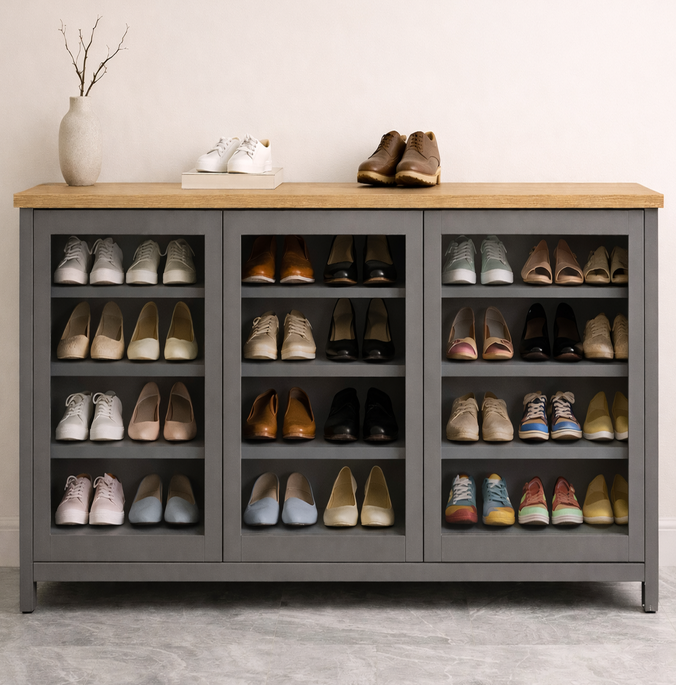 BILLINI (AUSSIE MADE) LOWLINE SHOE CABINET / LIBRARY UNIT COLLECTION - ASSORTED COLOURS - STARTING FROM $599