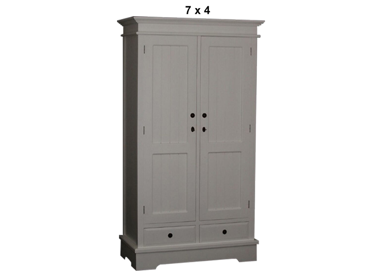 CASTRO (AUSSIE MADE) HARDWOOD 2 DOOR / 2 DRAWER WARDROBE COLLECTION - ASSORTED PAINTED / STAINED COLOURS - STARTING FROM $1499