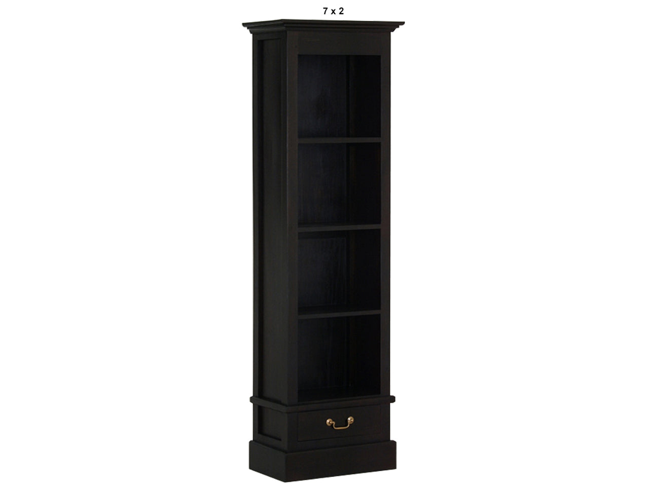 CENTRAL 1 DRAWER BOOKCASE COLLECTION - ASSORTED STAINED / PAINTED COLOURS - STARTING FROM $649