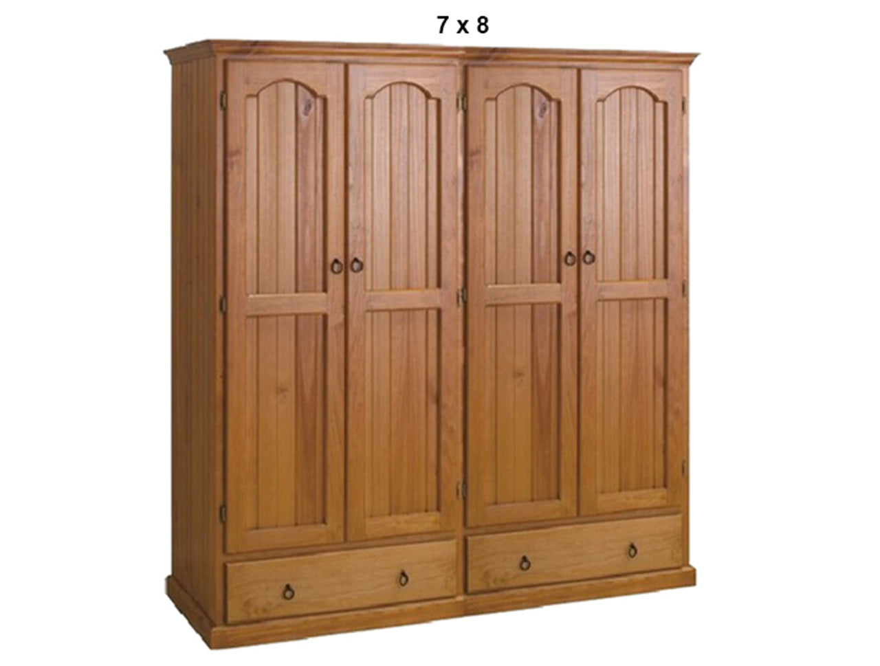 CLIO (AUSSIE MADE) DOOR WARDROBE WITH 2 DRAWER COLLECTION - ASSORTED STAINED COLOURS - STARTING FROM $1899