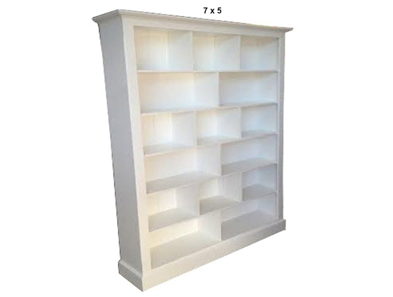 COLONIAL (AUSSIE MADE) PIGEON BOOKCASE 3 SPACE ON TOP COLLECTION - ASSORTED PAINTED COLOURS - STARTING FROM $799