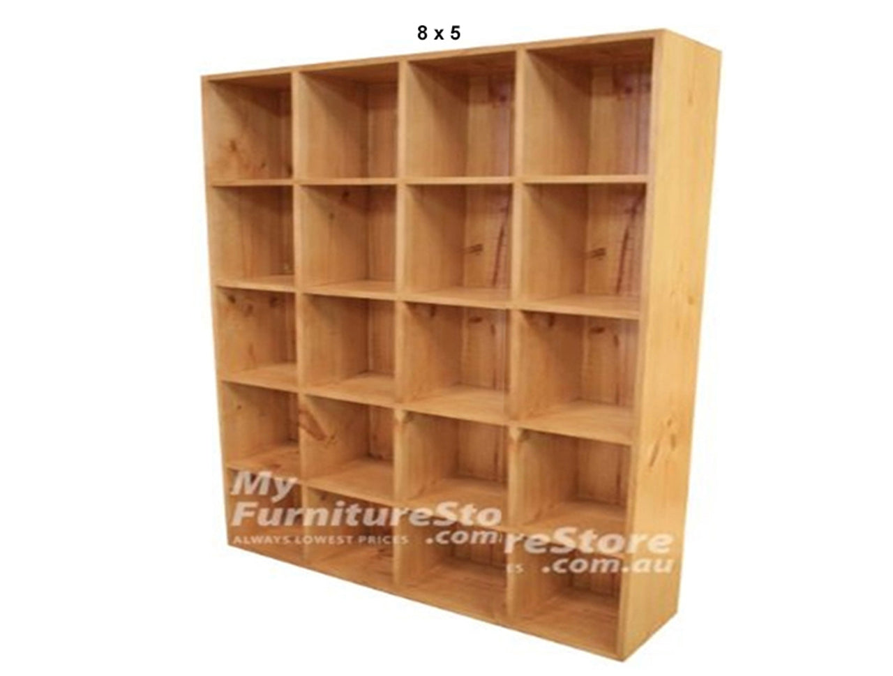 CUBE (AUSSIE MADE) BOX WITH T&G BACK COLLECTION - ASSORTED STAINED COLOURS - STARTING FROM $799