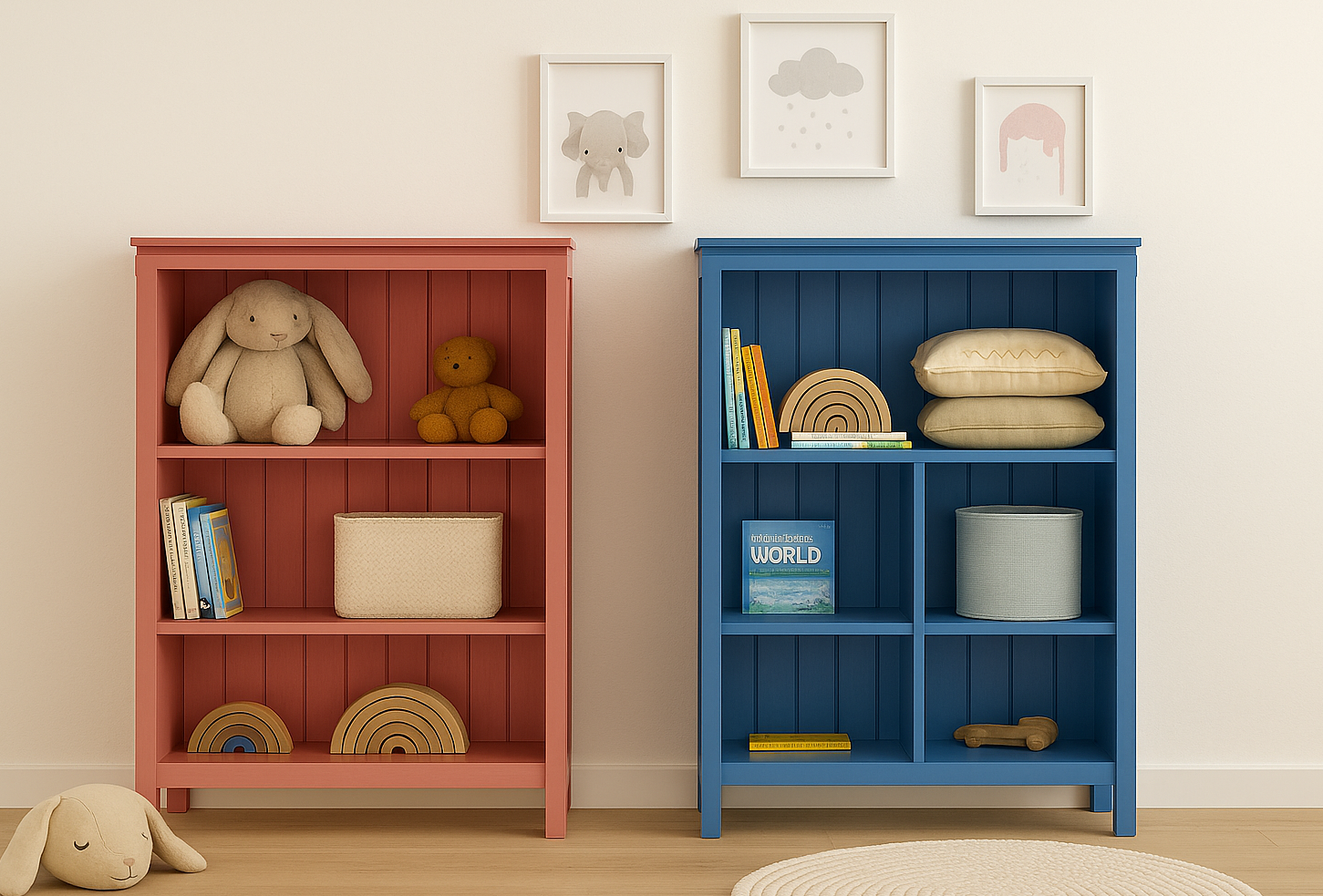 LOWLINE BOOKCASES - KIDS