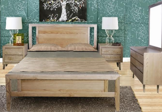OHKLAHOMA QUEEN 4 PIECE TALLBOY (WITH 6 DRAWER) BEDROOM SUITE  ( MODEL 1-19-3-5-14-19-9-15-14) 