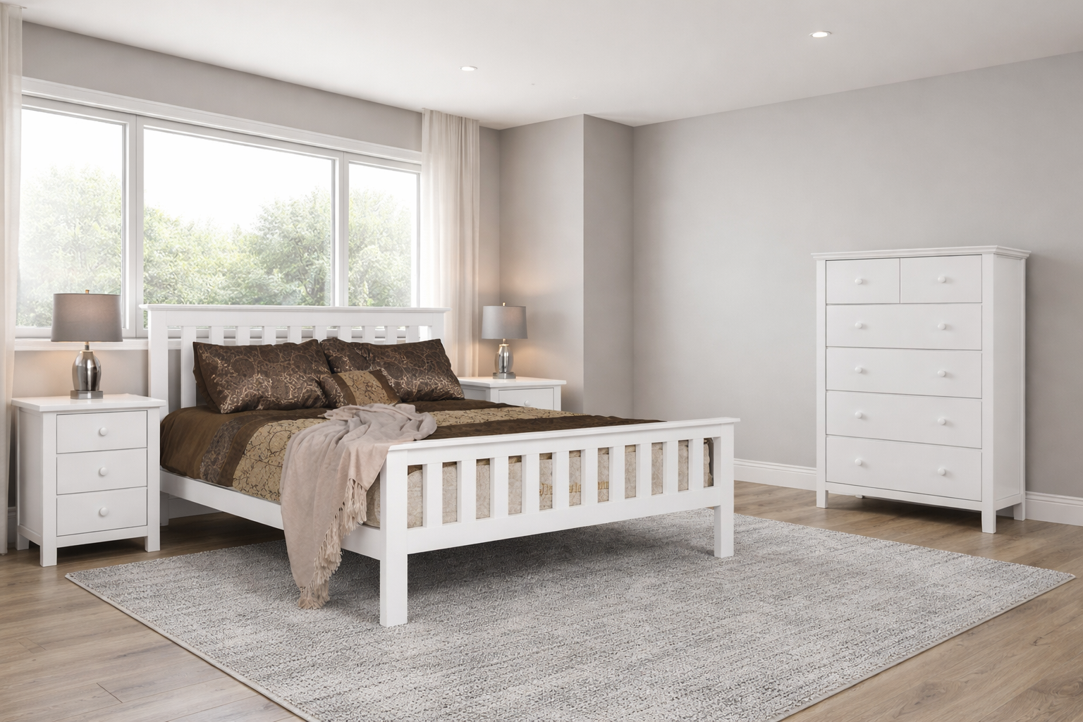 FEDERATION / CRONULLA (AUSSIE MADE) BEDROOM COLLECTION - ASSORTED COLOURS - STARTING FROM $999