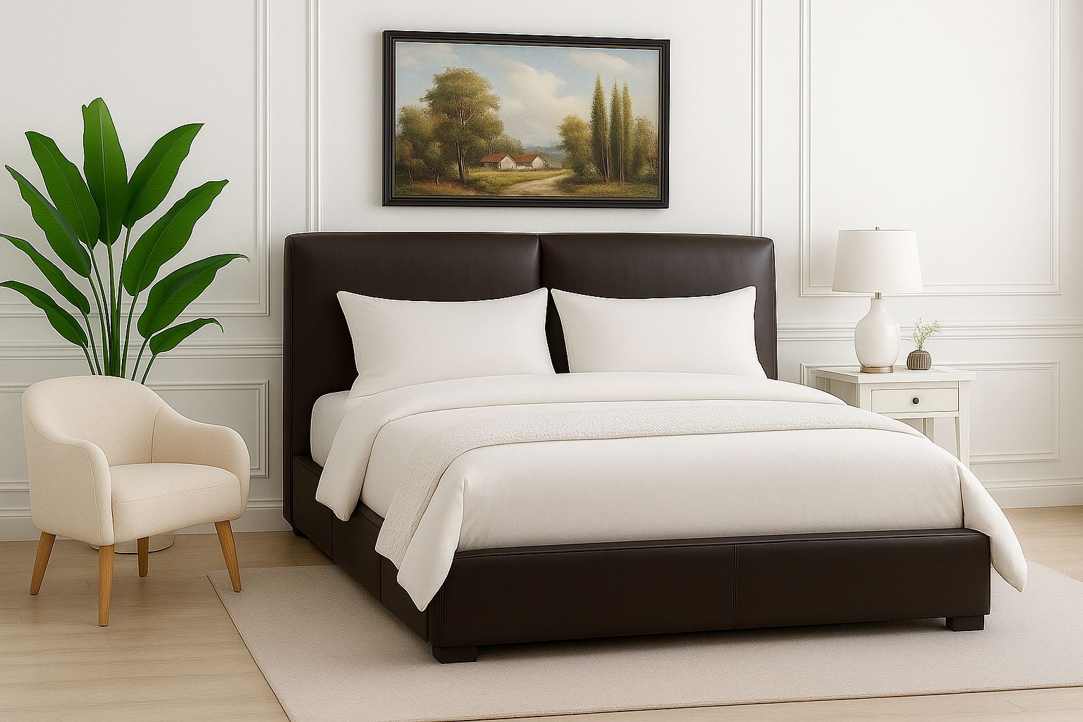 ENZO (AUSSIE MADE) UPHOLSTERED BEDROOM COLLECTION – ASSORTED FABRICS & COLOURS - STARTING FROM $999