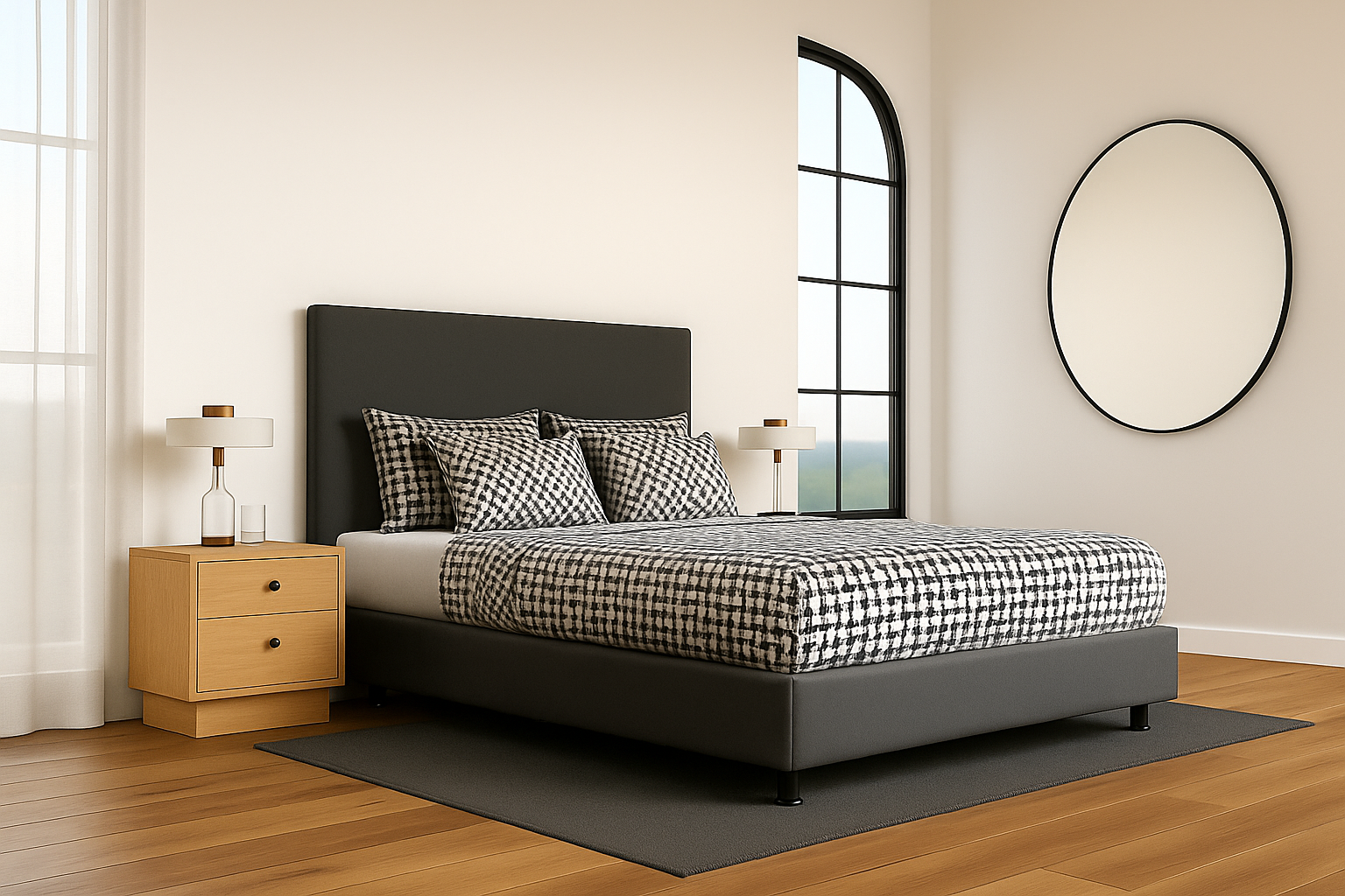 SIMPLES (AUSSIE MADE) UPHOLSTERED BEDROOM COLLECTION - ASSORTED FABRICS AND COLOURS - STARTING FROM $799