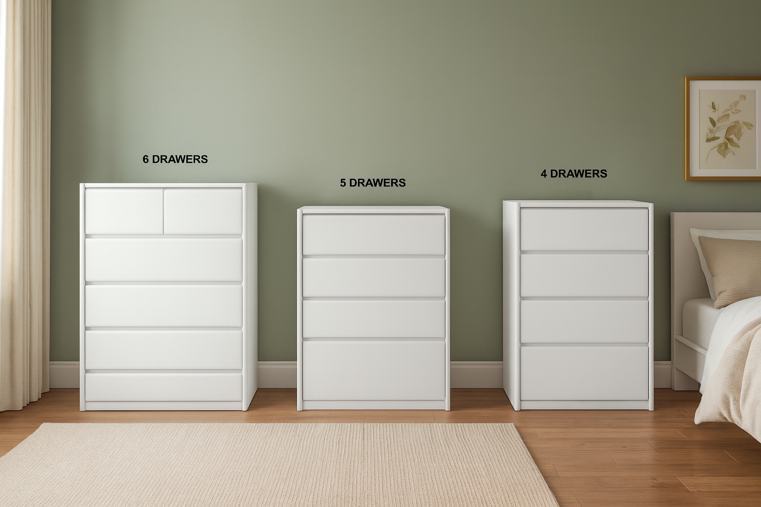 AVALON (AUSSIE MADE) FABRIC TALLBOY COLLECTION - ASSORTED PAINTED COLOURS