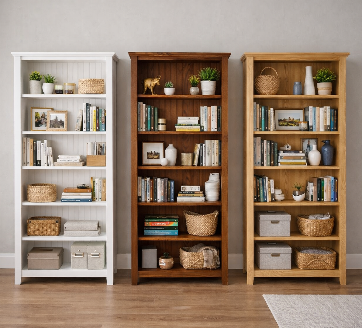 CHUNKY (AUSSIE MADE) HIGHLINE BOOKCASE COLLECTION - ASSORTED COLOURS - STARTING FROM $799